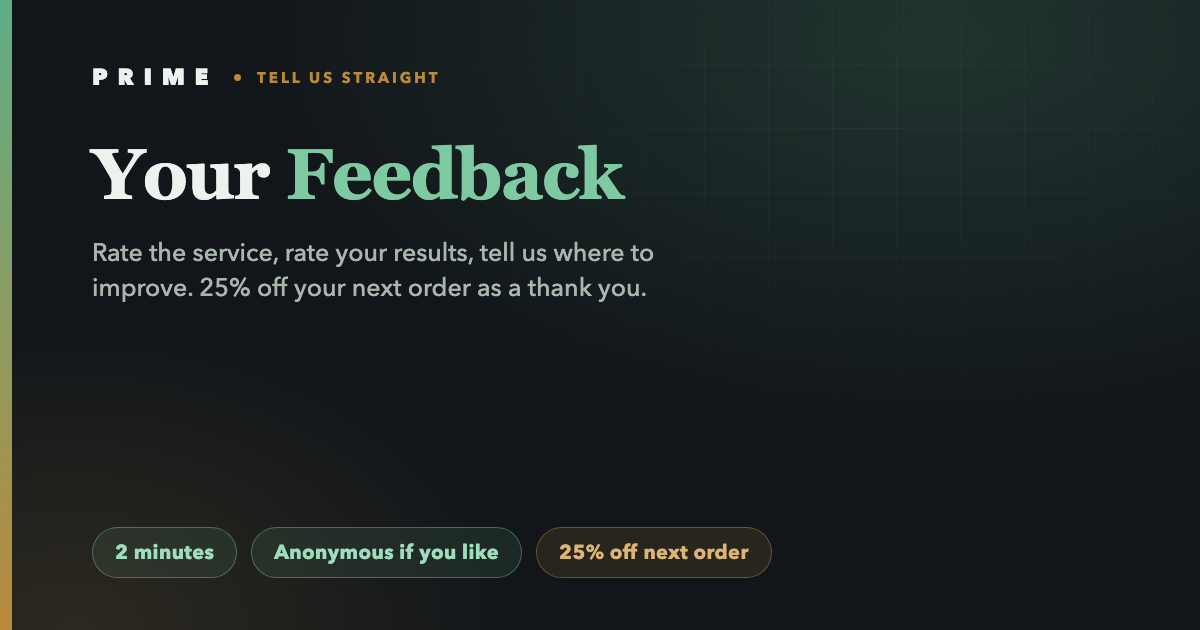 Your feedback